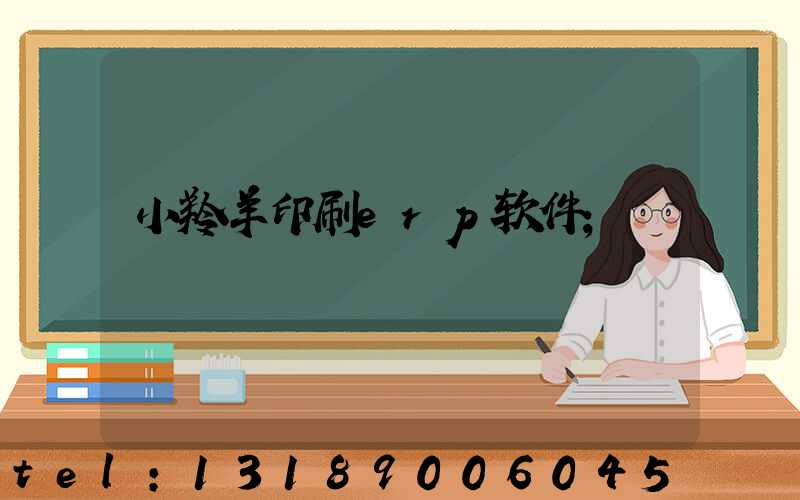 小羚羊印刷erp软件
