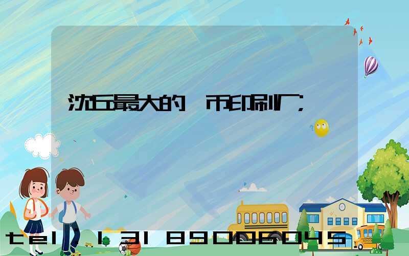 沈丘最大的冥币印刷厂