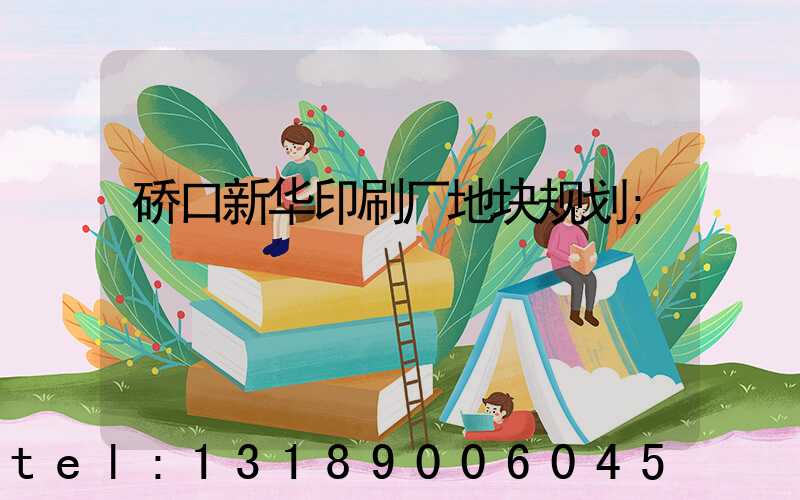 硚口新华印刷厂地块规划